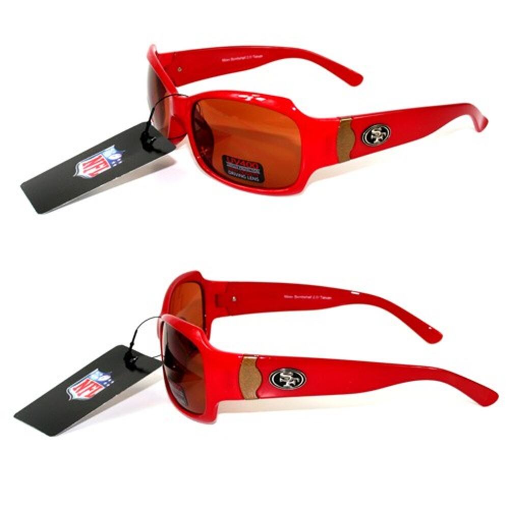 NFL San Francisco 49ers Sunglasses Unisex Red Logo Polarized UV Protection New